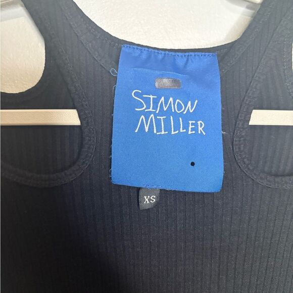 Simon Miller Anz Cutout Neckline Ribbed Dress - Picture 7 of 7